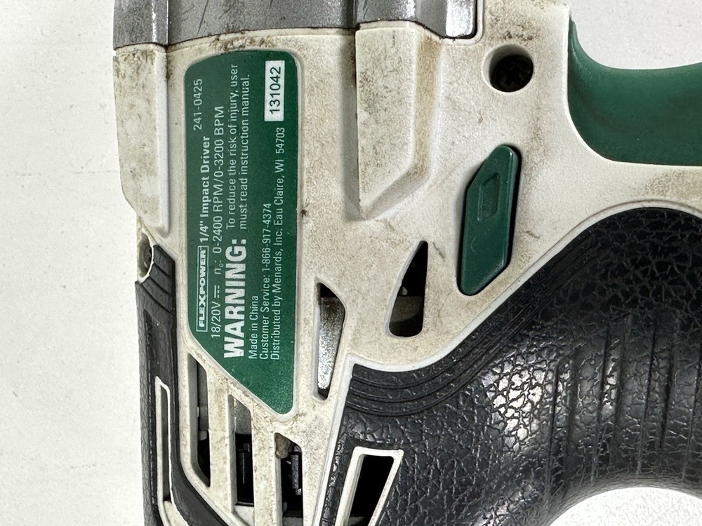 Master Force 1/4 Impact Diver / Battery / Charger