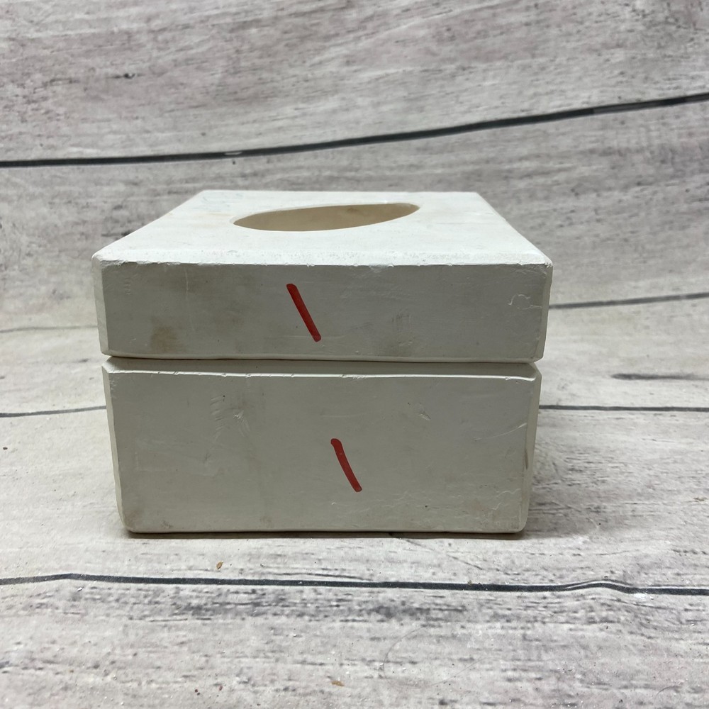Vintage 1975 Bell Mold Ceramic Casting Mold Large Egg Box Easter #1047