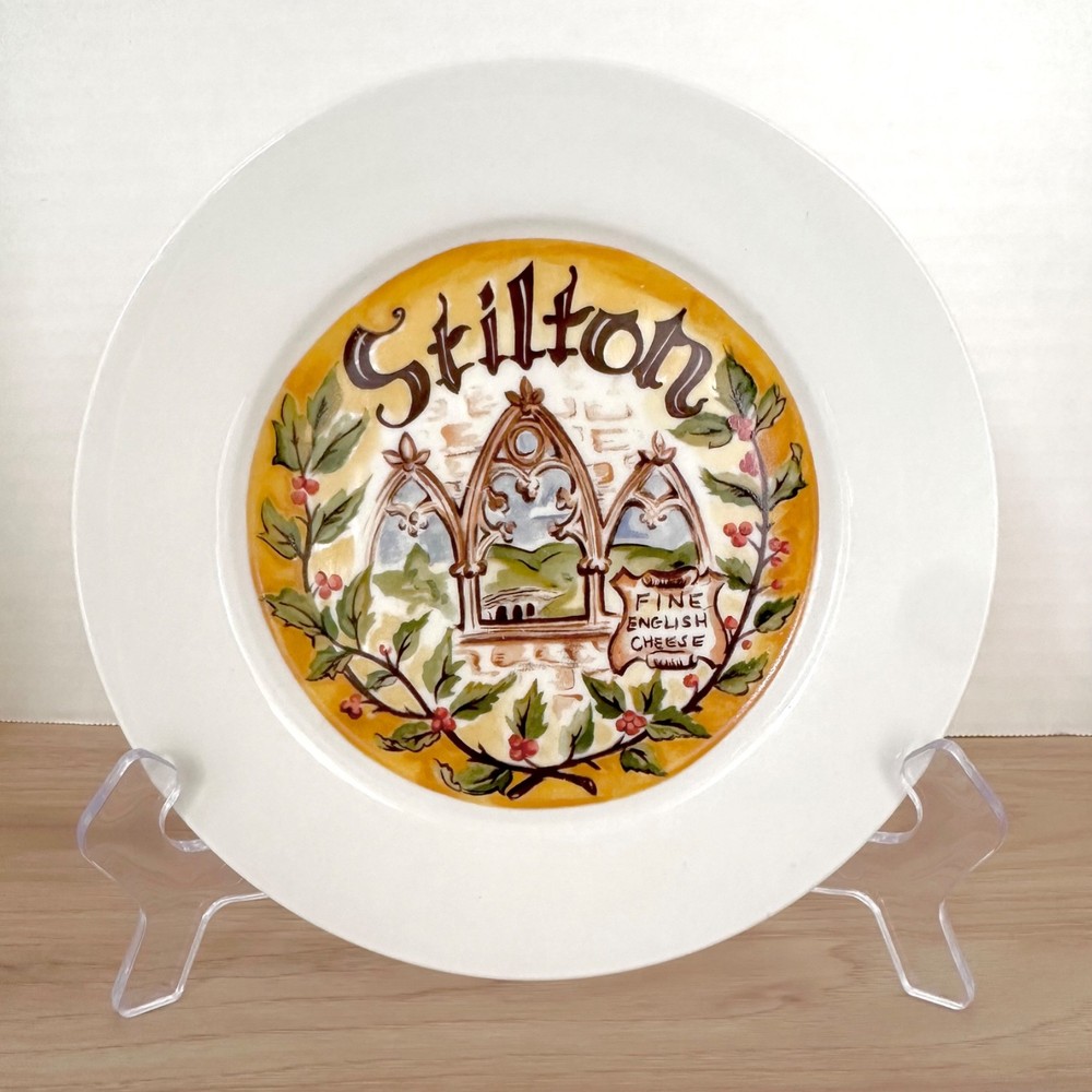 Restoration Hardware STILTON CHEESE PLATE Replacement 7.5" Classic Cheese Set