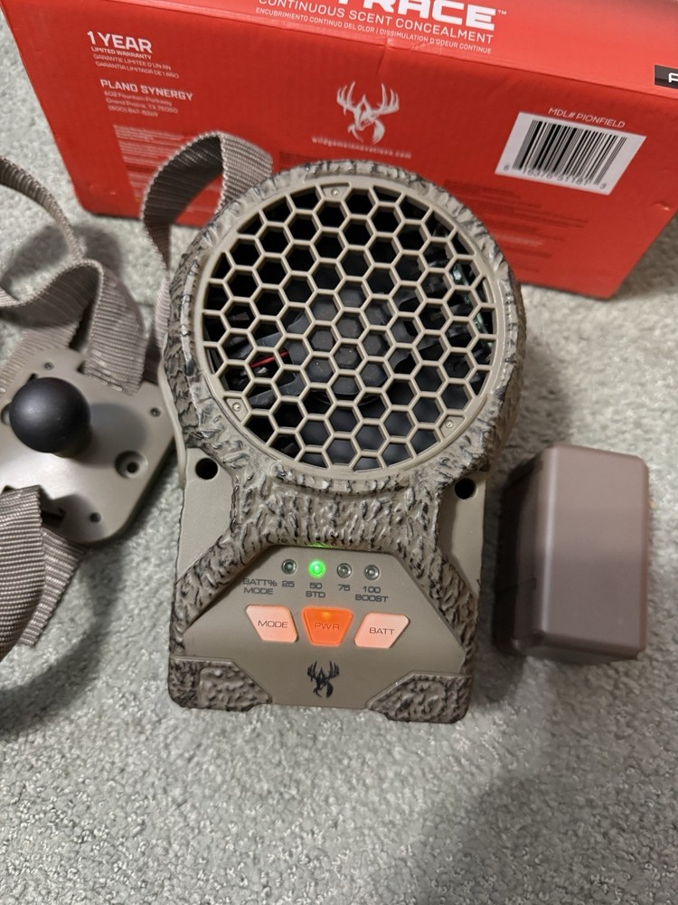 Wildgame Innovations Zero Trace Scent Control Device for Deer, Rechargeable