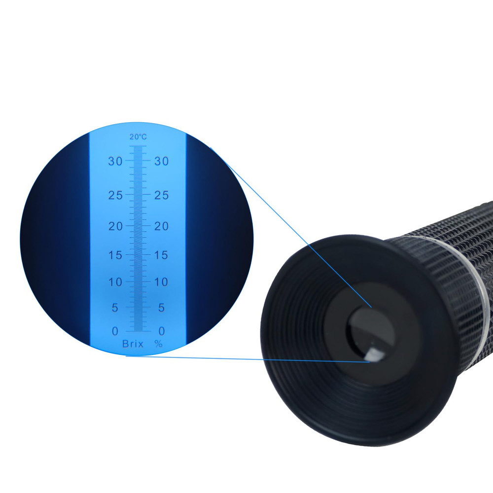 0-32% Brix Meter Refractometer with ATC, Brix Refractometer,Refractometer Hon...