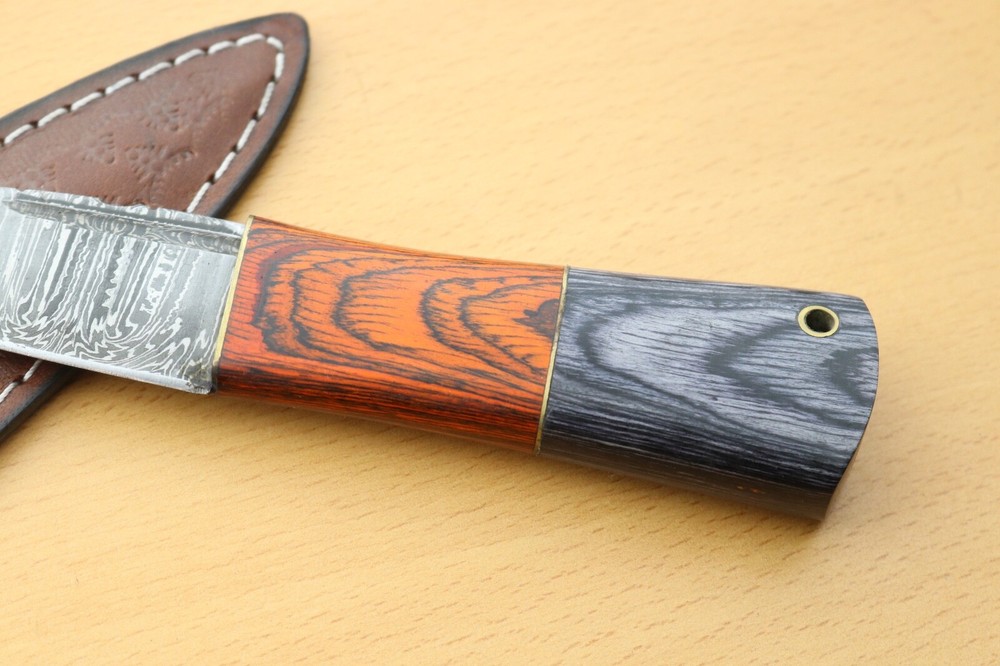 8 inches Celtic Scottish Dirk SGIAN DUBH DAGGER Bone Handle Knife.