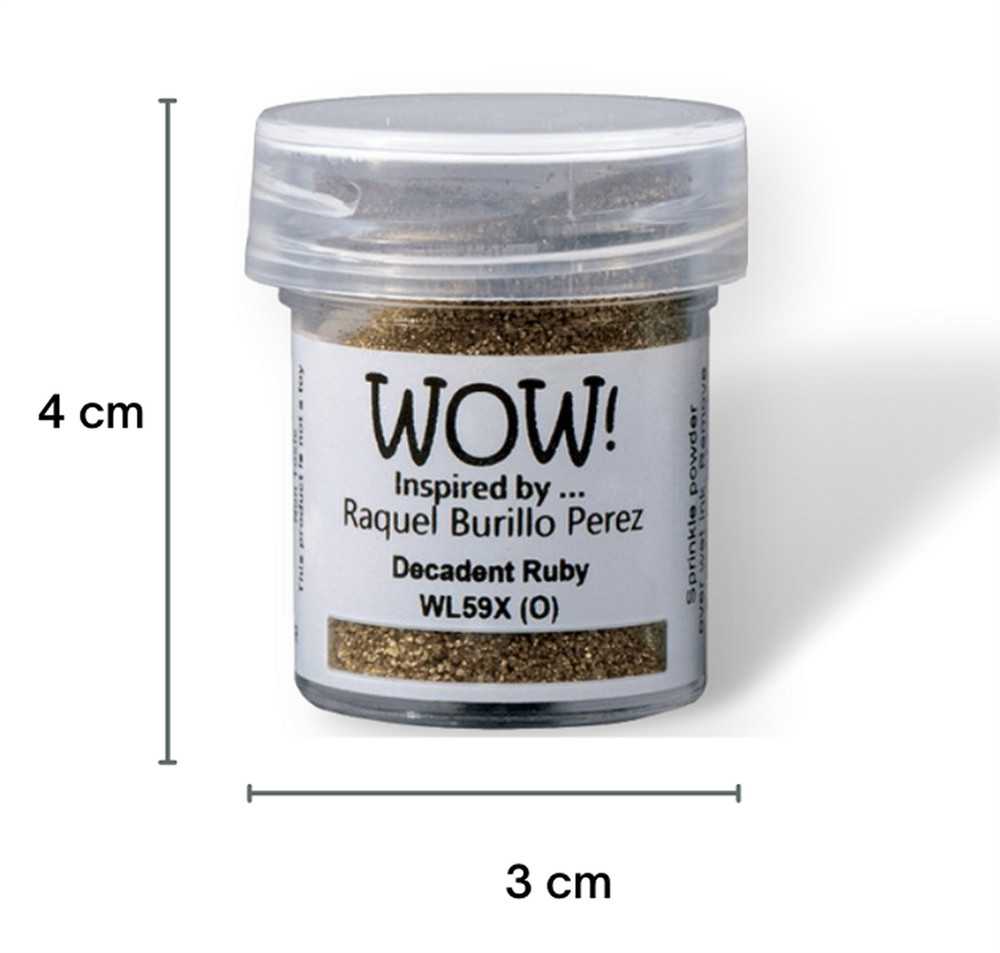 Wow! Glitter Embossing Glitter 15ml | DECADENT RUBY