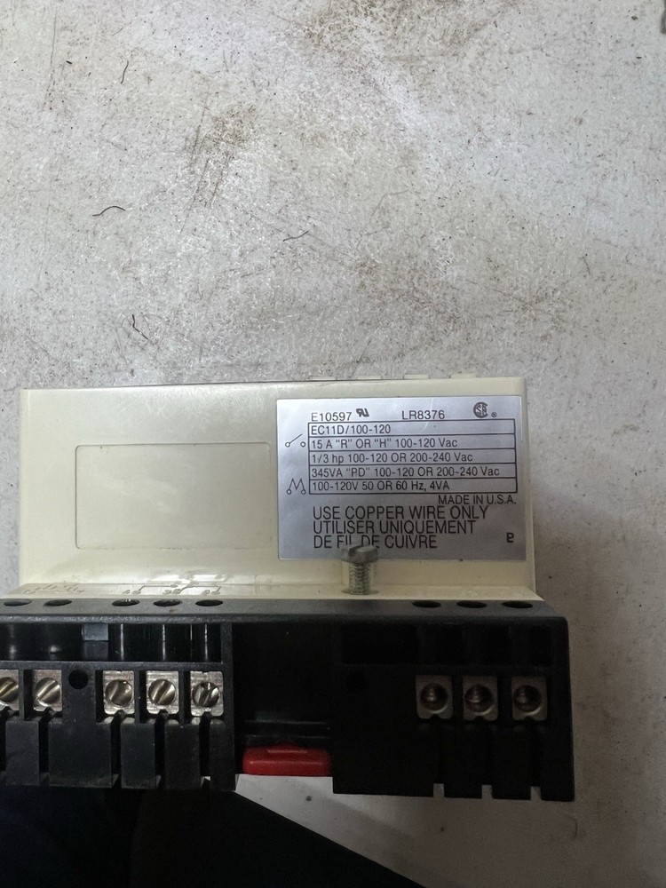 Paragon EC11D Single Channel 7Day Programmable Time Control 15A 120VAC USED