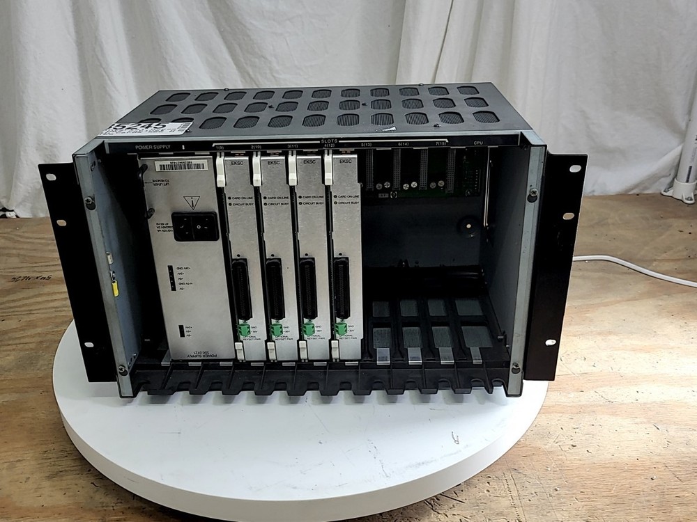 Inter-tel Axxess PBX Cabinet with Cards SEE NOTES
