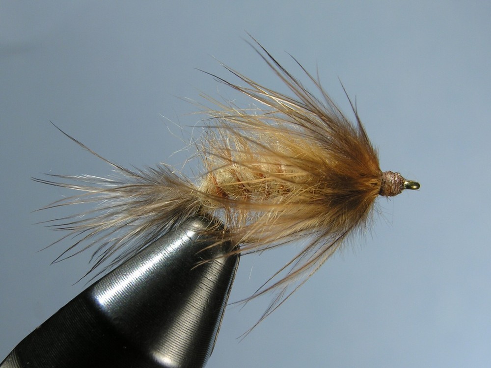6 Flies - Brown Marabou Soft-Hackle