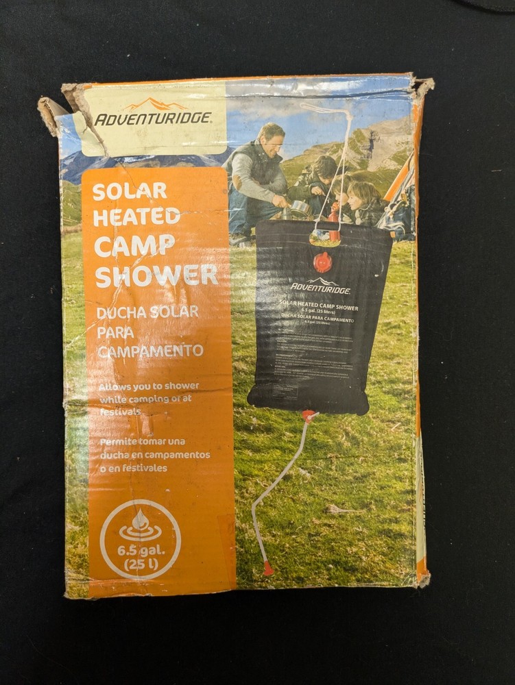 Adventuridge Solar Heated Camp Shower
