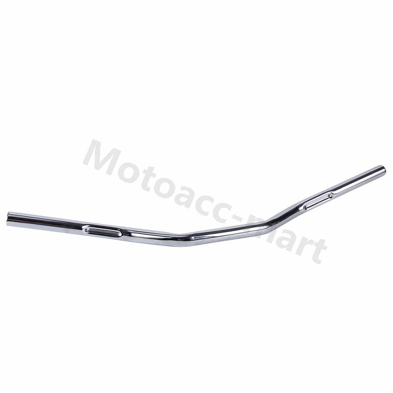 For Harley Motorcycle 1" Dimpled 3" Low Rise Tracker Drag Bars Handlebars Custom