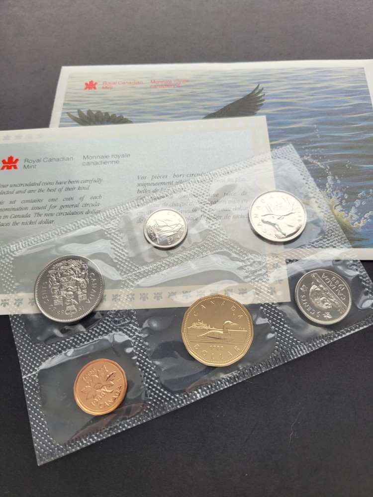 *** 1988  LOGO  ***  CANADA  PROOF  LIKE  ROYAL  MINT  SET ***