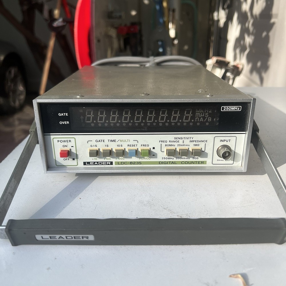 Leader LDC-823S Digital Frequency Counter 250 MHz
