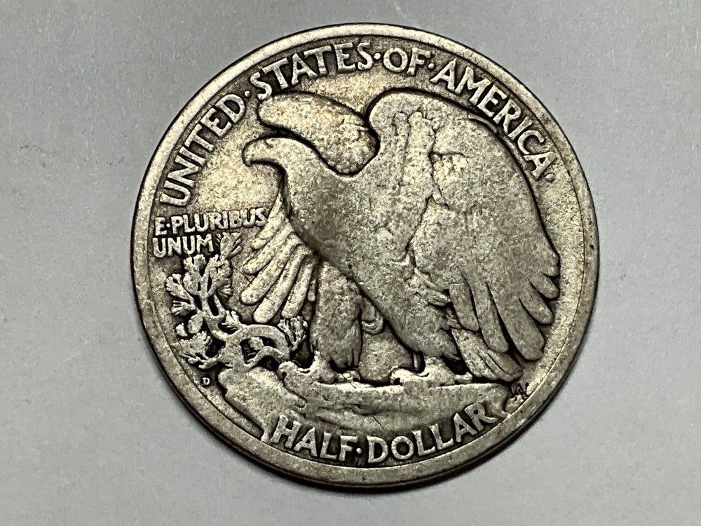 1920 D Walking Liberty Half Dollar Circulated #1