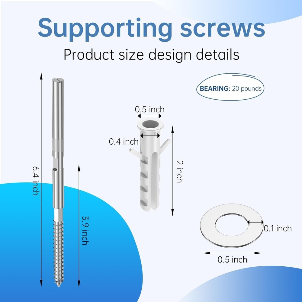 Floating Shelf Invisible Support Bracket - Silver Hidden Brackets for Floatin...