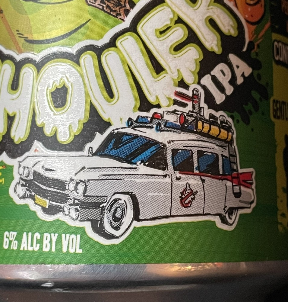 Ghostbusters Beer Can EMPTY Ship Bottom Brewery Ecto Ghouler 2022 Limited Ed