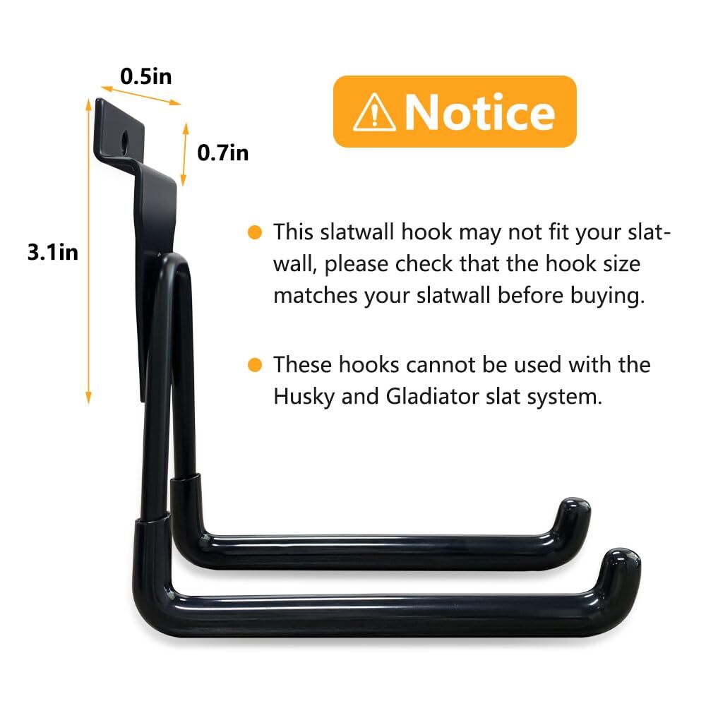 Slatwall Hooks Slat Wall Accessories Multi Size Garage Hooks Storage Utility Han