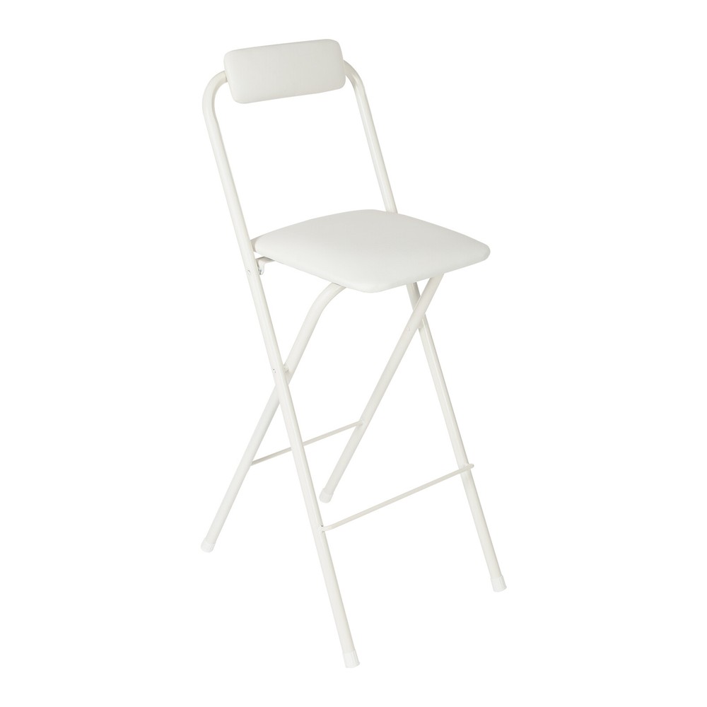 Foldable Bar Chair, Tall Folding Chair, Portable Folding Stool
