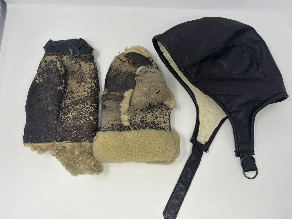 493rd Bomber Group Veteran’s Lot, Gloves, Hat, Stein, Mug