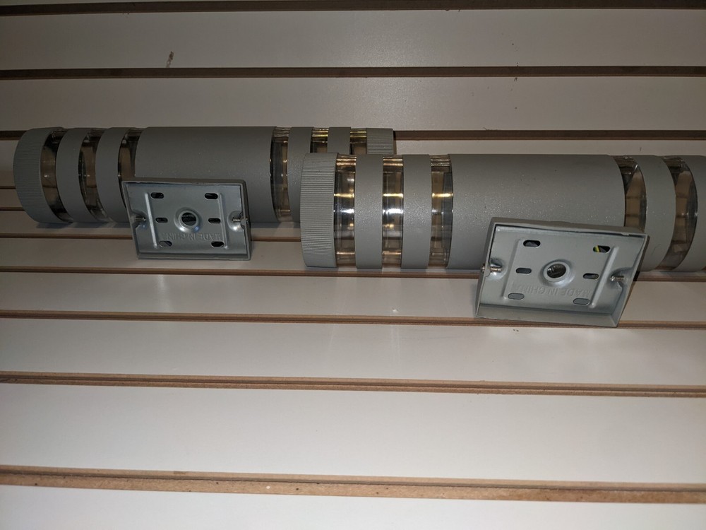 LED Up Down Wall Light Dual Head Lamp Outdoor Waterproof, 2 Pack see description