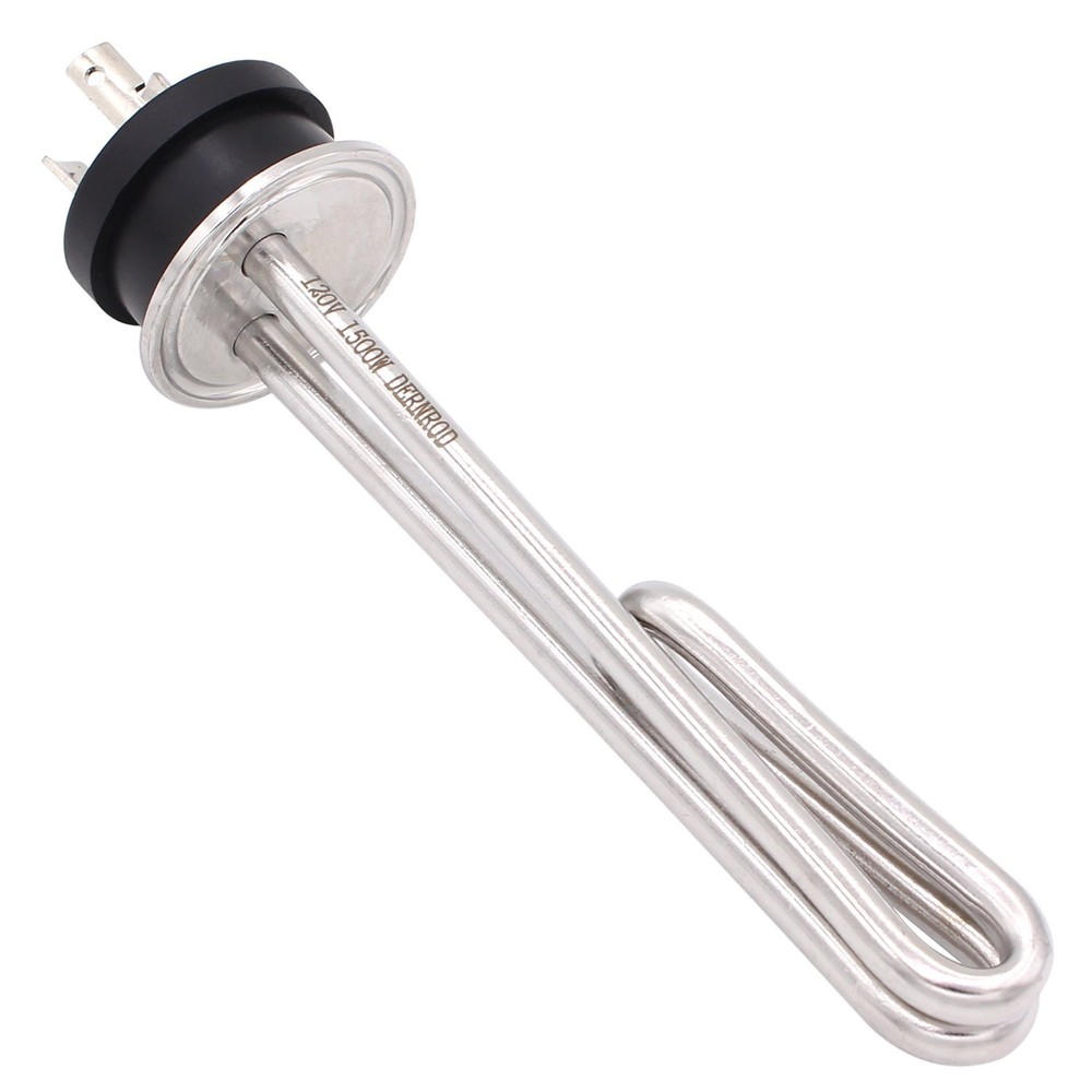 120V 1500W Tri-clamp Foldback Heating Element Stainless Steel Immersion Water...