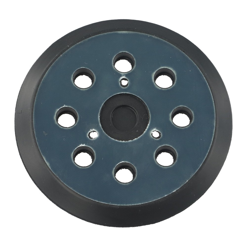 1Pcs Backing Pad Fits Most Orbit Random Sander With 3 Crews Black 125mm/5inch