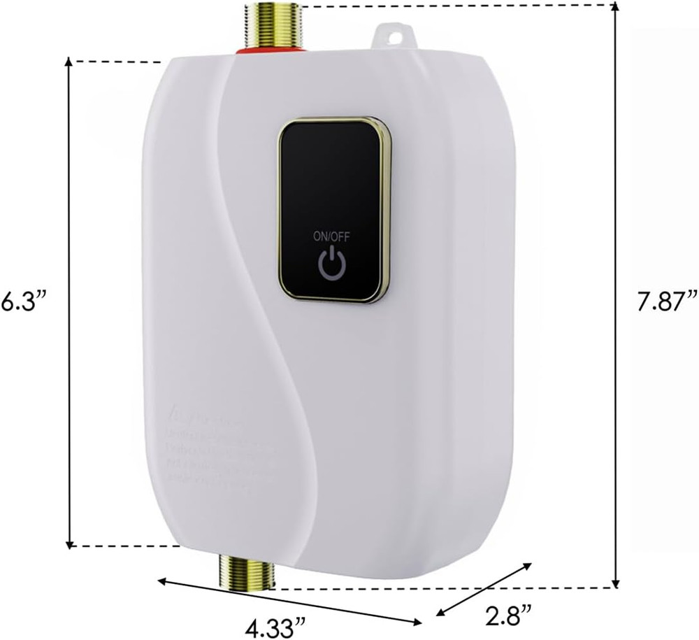 Calentador De Agua Para Ducha Electrico 110V Caliente Regadera 3 Temperatura New