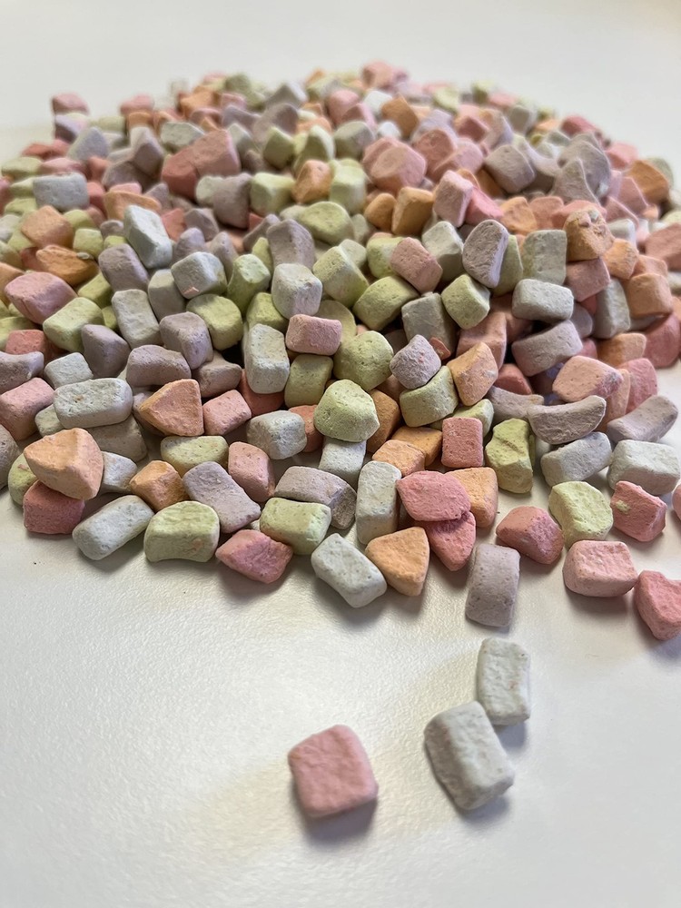 Assorted Dehydrated Marshmallow Bits in Jar, 2.5 Lbs - Updated Version