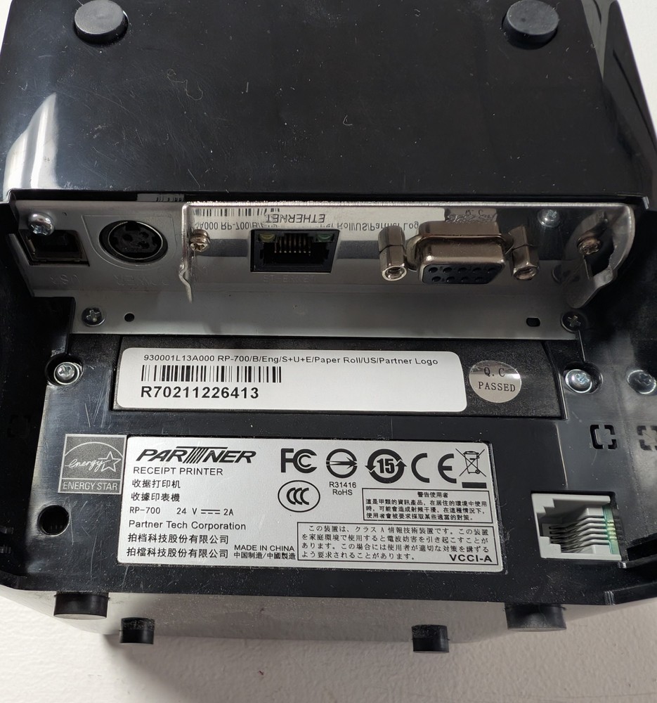 PARTNER TECH RP700 THERMAL RECEIPT PRINTER