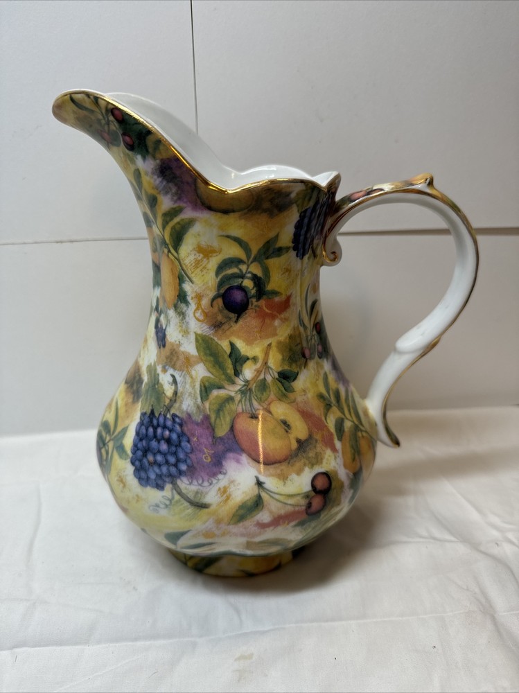 Royal Danube Pitcher ~ Fruit and Berries ~ Serveware ~ Home Decor