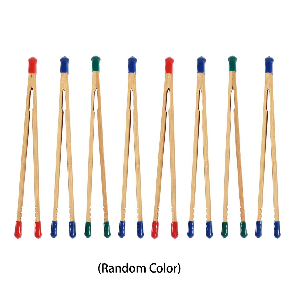 8Pcs Bamboo Print Negative Film Tongs Forceps Developing Process Photo Studio US