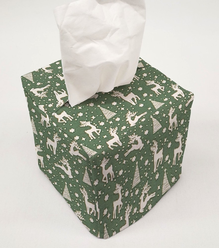 Christmas Reindeer Tissue Box Cover