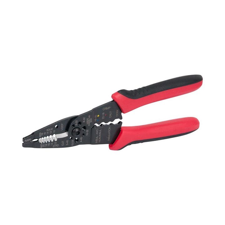 Nippon ISST1022 10–22 AWG Wire Stripper, Crimper & Cutter – Multi-Function El...
