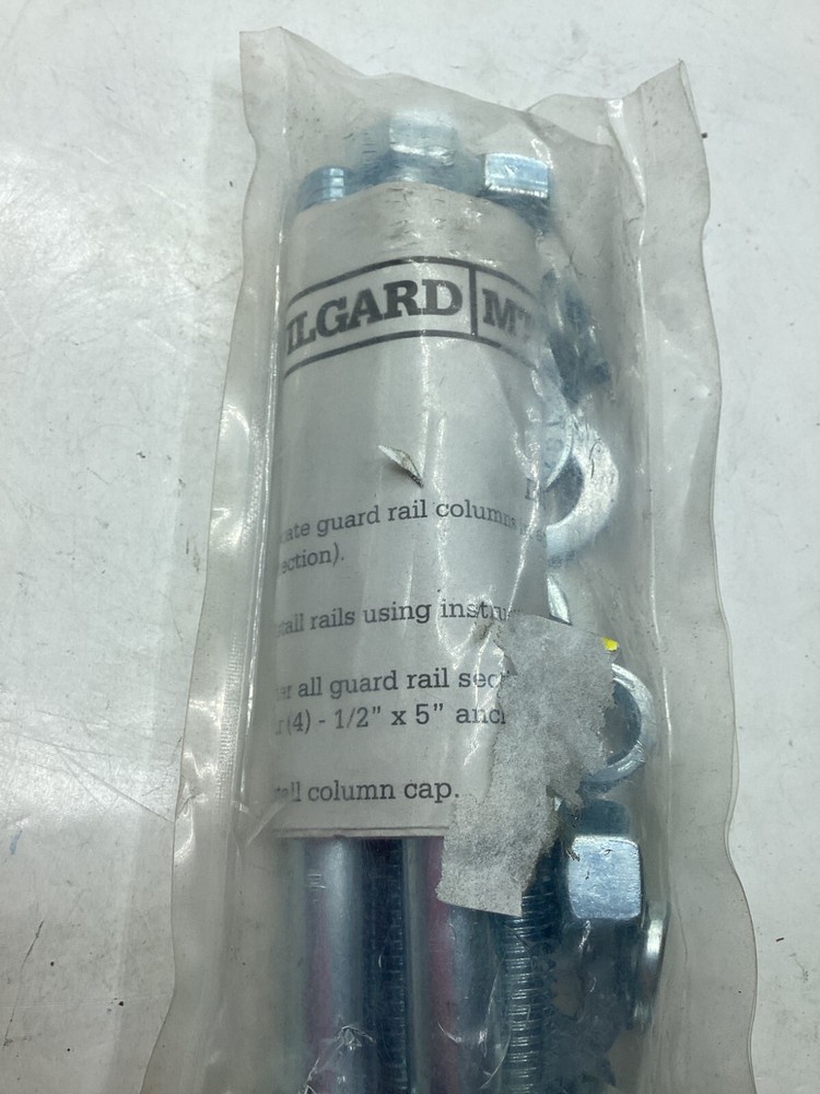 Wilgard Rack Protector Pallet System Anchor Column Nuts & Bolts Approx 1/2" x 5"