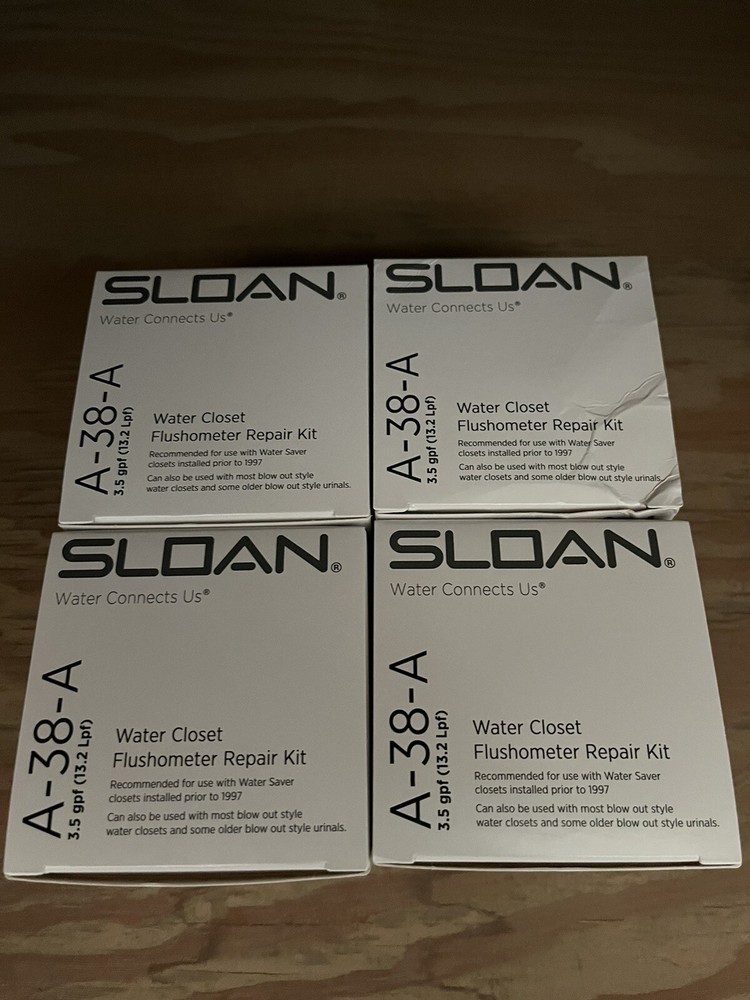 Sloan A38A  4pack Toilet Diaphragm 3.5gpf.