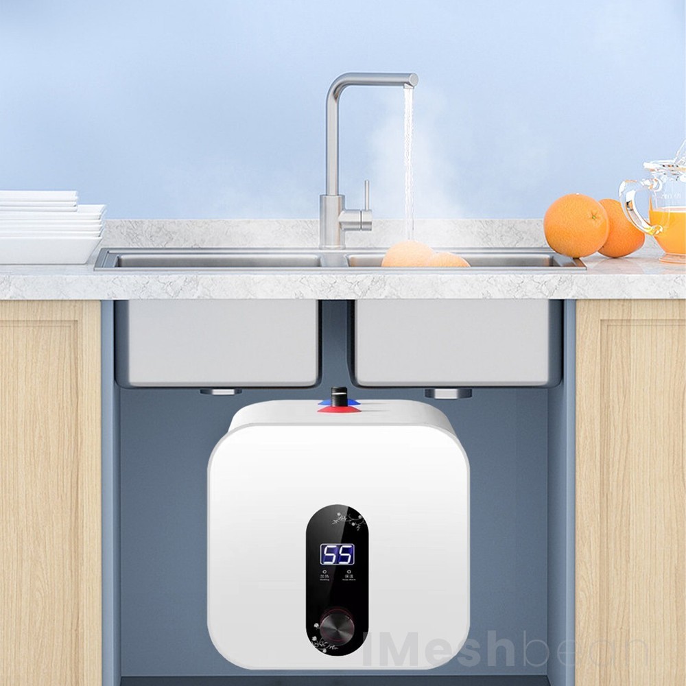 4 Gal Electric Tank Water Heater Digital Display Kitchen Wholehouse 95°F-167°F