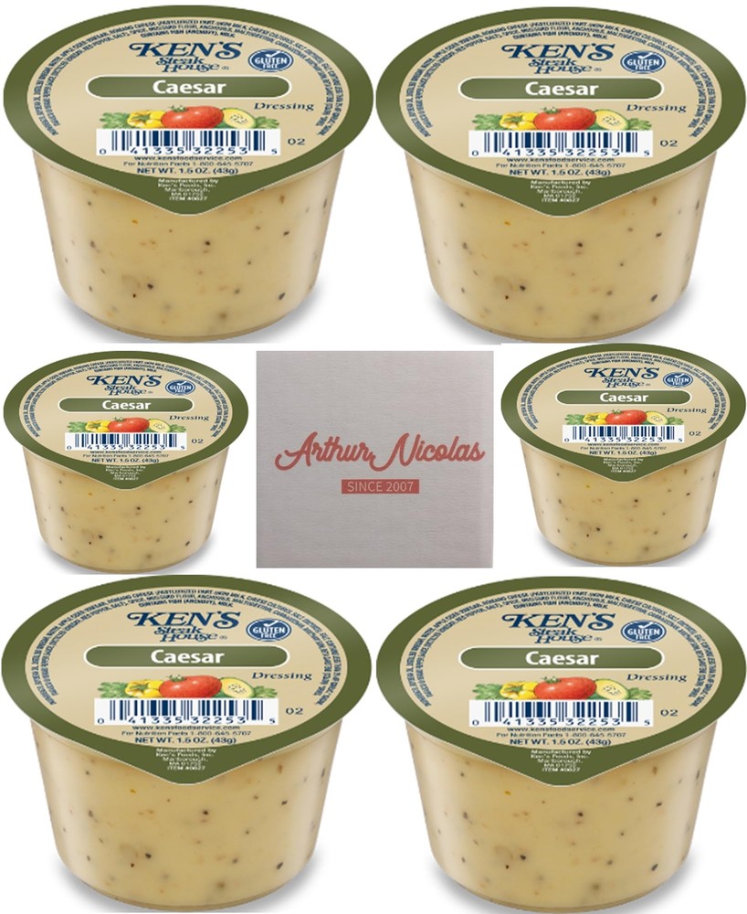 30 Count | Salad Dressing Dipping Sauce Portion Cups | Single Serve Packets