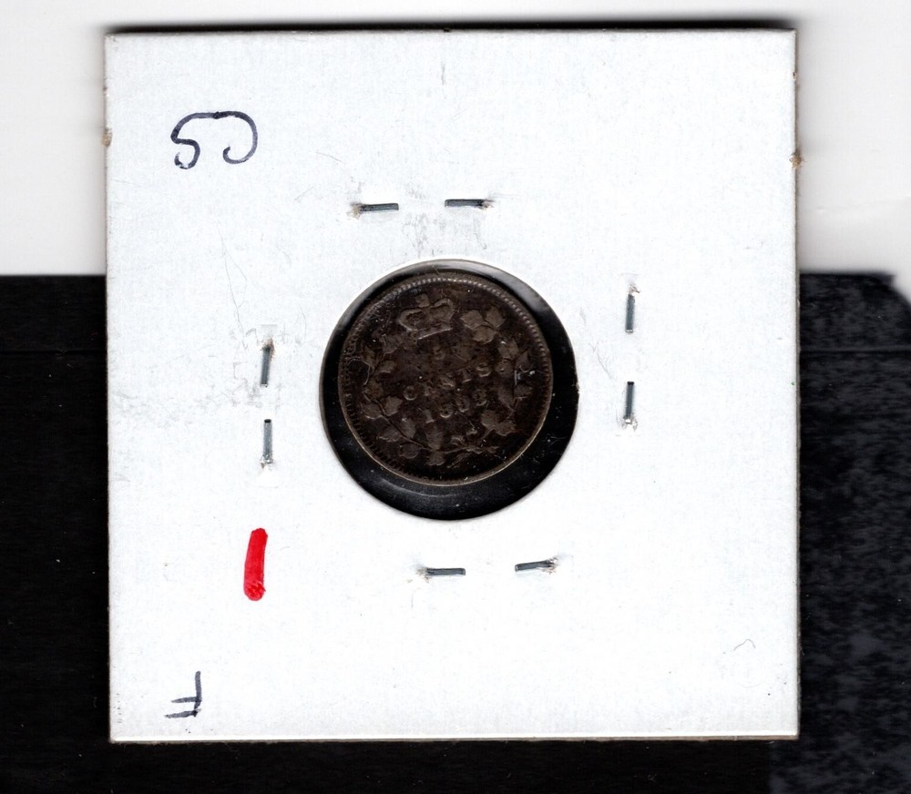 1893- Canada- Victoria Five Cents