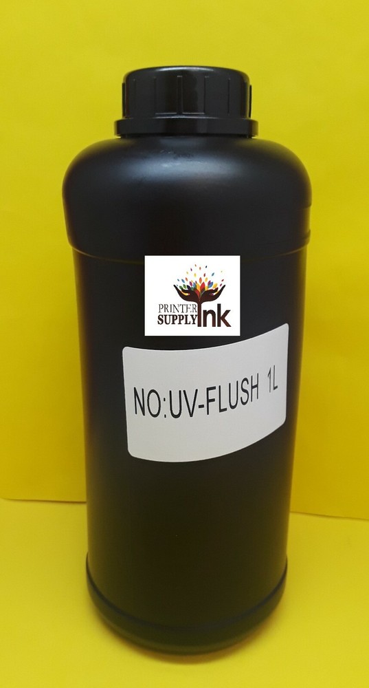 SFC 1000ml Flush Head Cleaner LED UV curable ink cleaning solution Epson DX lt