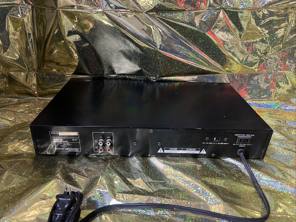 Kenwood GE-291 7 Band Stereo Graphic Equalizer