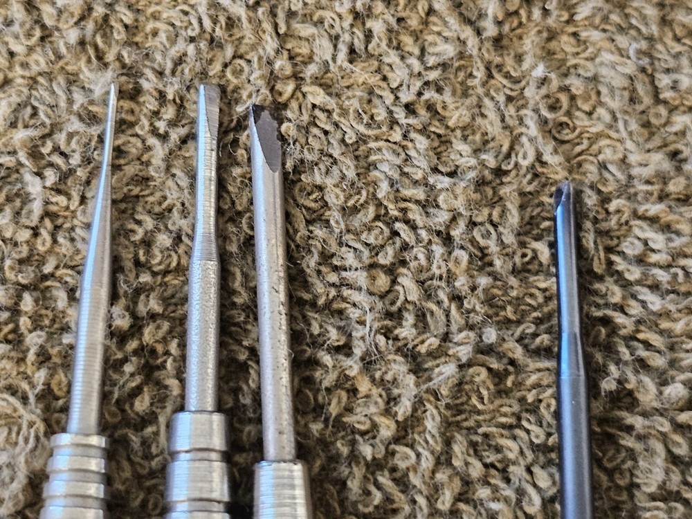 6 General Precision Screwdriver Mini Driver Bit Set Changeable Tips USA Slotted