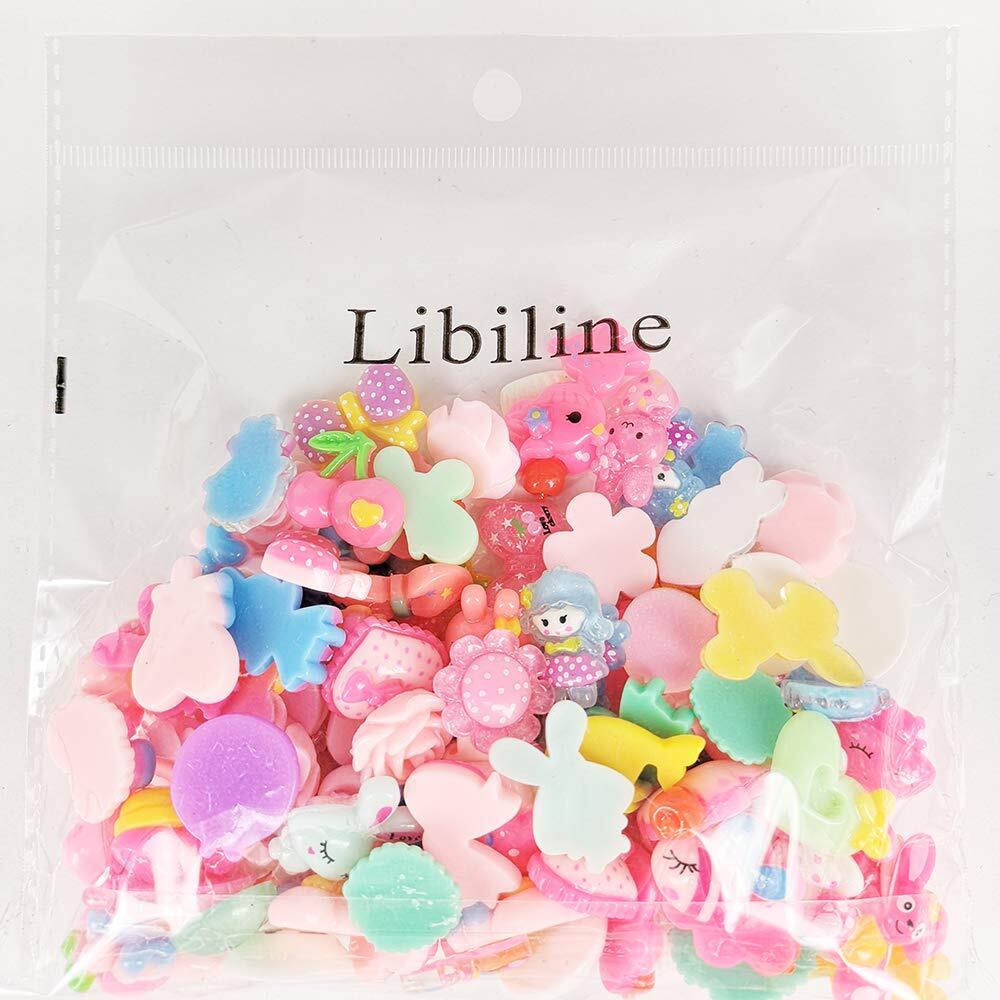 100pcs Mix Lots Flatback Resin Buttons Scrapbooking Craft Decorative Elements