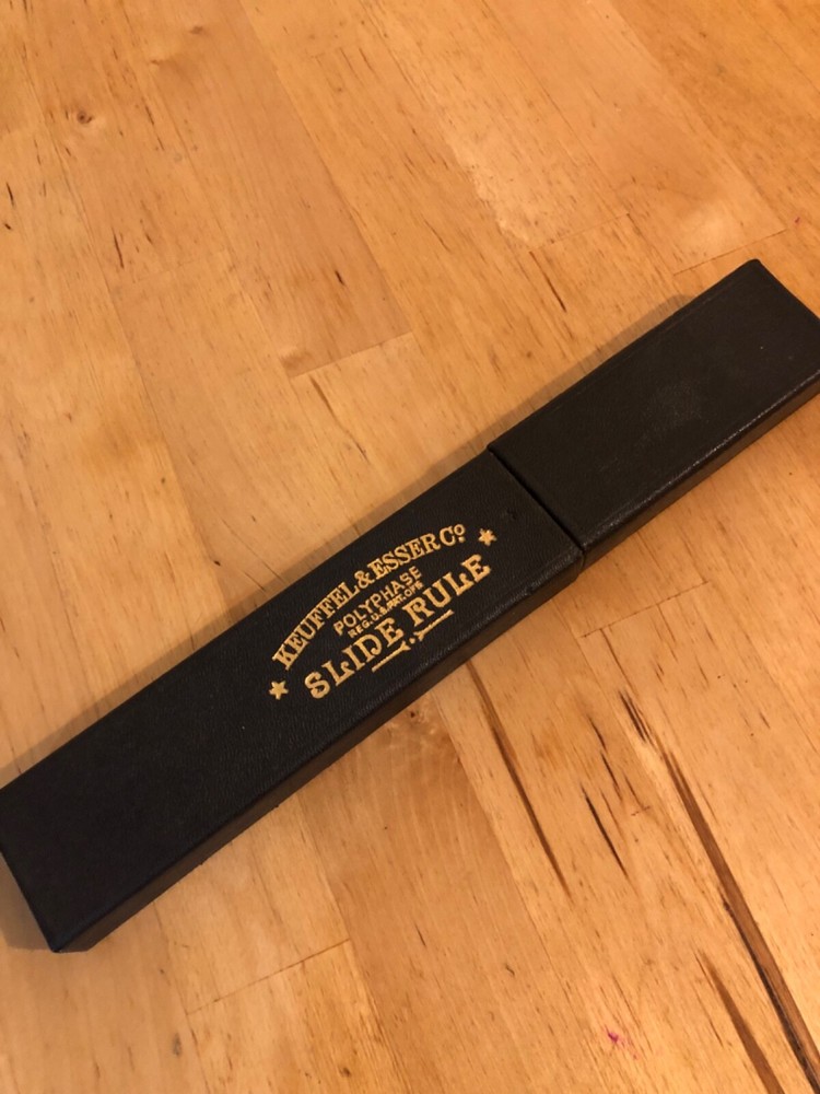 Vintage Keuffel&Esser Co polyphase Slide Rule