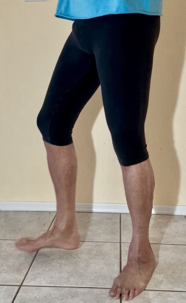 Cotton Spandex Tights 3/4 Legs Medium - Soft, Thin & Stretchy!