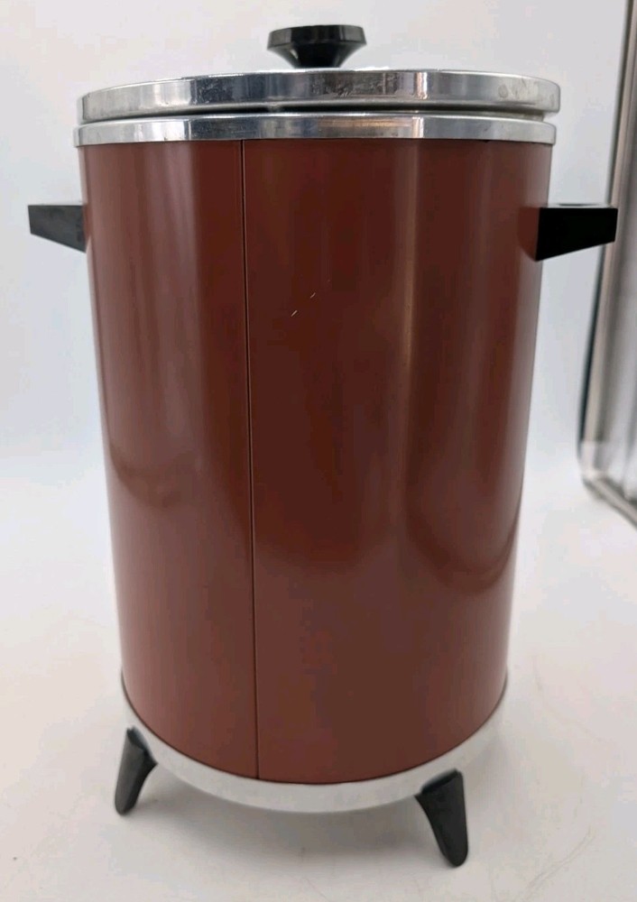 Retro West Bend Westmark 30 Cup Percolator Coffee Maker 3525 Red