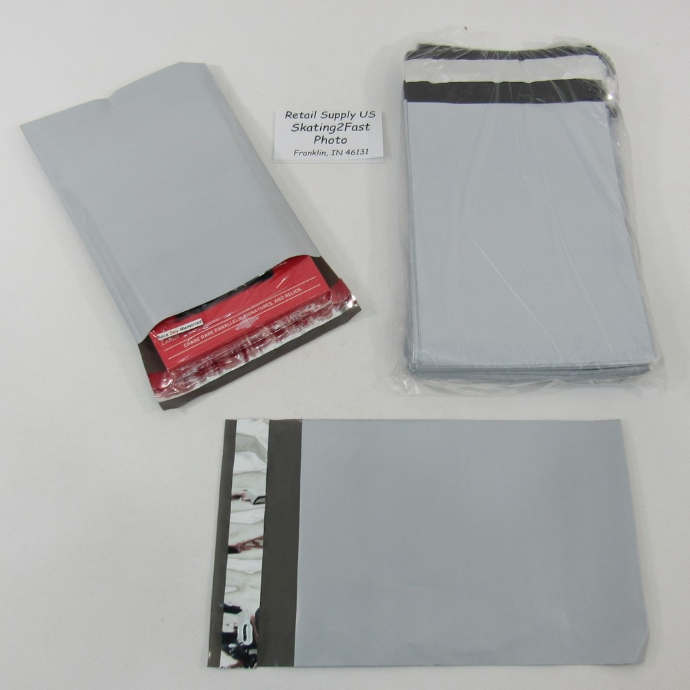 Qty. 100 Poly Mailer 5" x 7" Self-Sealing 2 Mil Poly Envelopes (No Padding)