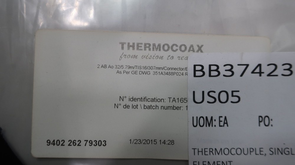Thermocoax 351A3488P024 Thermocouple