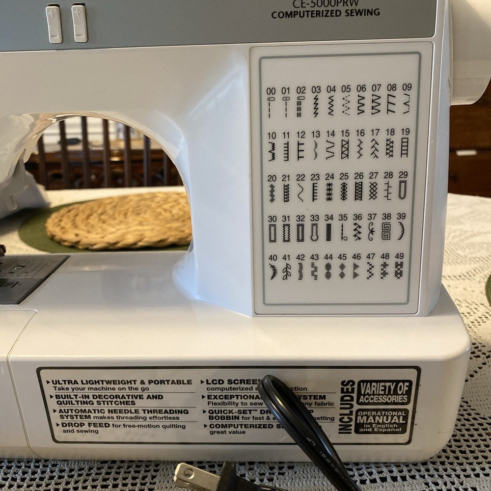 Brother sewing machine project runway limited edition CE-5000PRW computerized