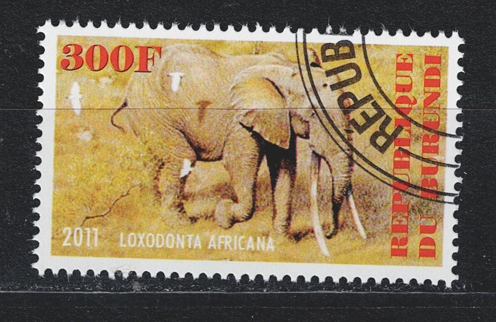 Burundi Fauna Elephant stamp 2011 B-5