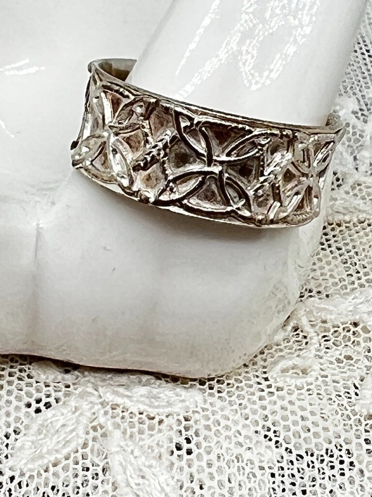 Sterling Silver Handcrafted Artisan Ring Size 8.5"