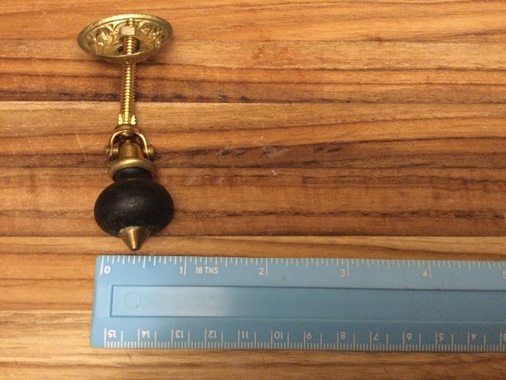 (Set Of 2) Small Vintage Looking Dresser Cabinet Knobs Pull Handle Tear Drop