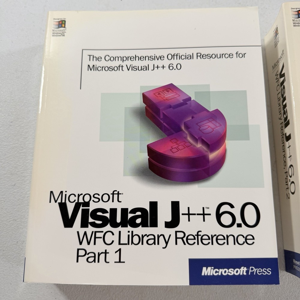 Microsoft Visual J++ 6.0 Reference Library 1998 Microsoft Press 2 Book Set