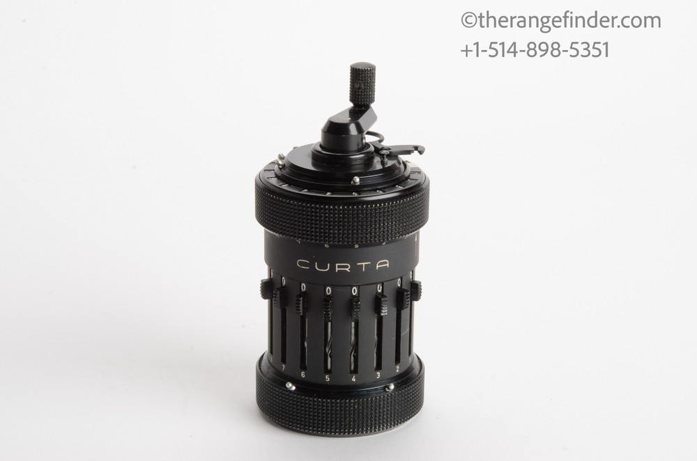 Curta Type 1 Mechanical Calculator (1962) w/case